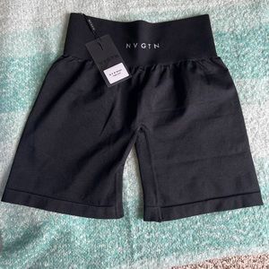 nvgtn new with tags black seamless shorts